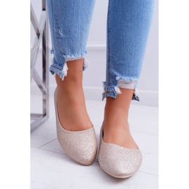 Baleriny Model Tiffy CC200P Gold - Step in style żółte 1