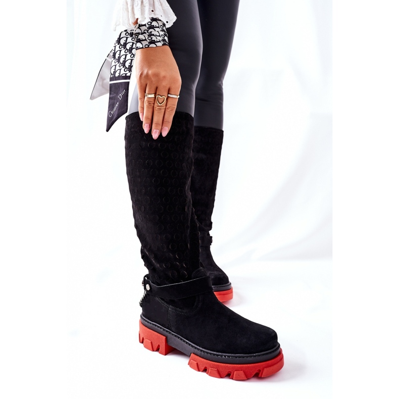 Kozaki Model Lewski 2866/G Black - Step in style czarne 1