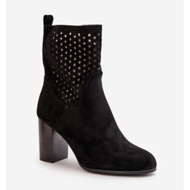 Botki Model Meriadne YL203 Black - Step in style czarne 2