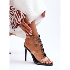 Sandały Model Da MR-16 Black - Step in style czarne 1