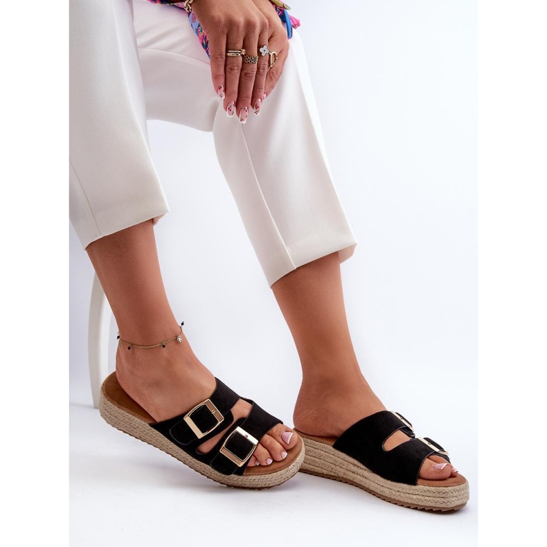 Sandał Klapki Model C-315 Black czarne 1