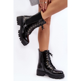 Workery Model Charmea F33-1 Black Lakier - Step in style czarne 2