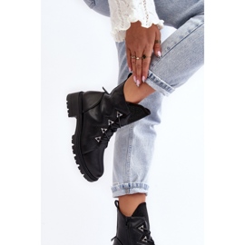 Botki Model S.Barski HY93-52A Black czarne 2