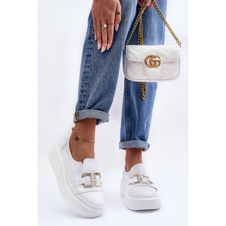 Półbuty Lewski 3398/2 White białe 1