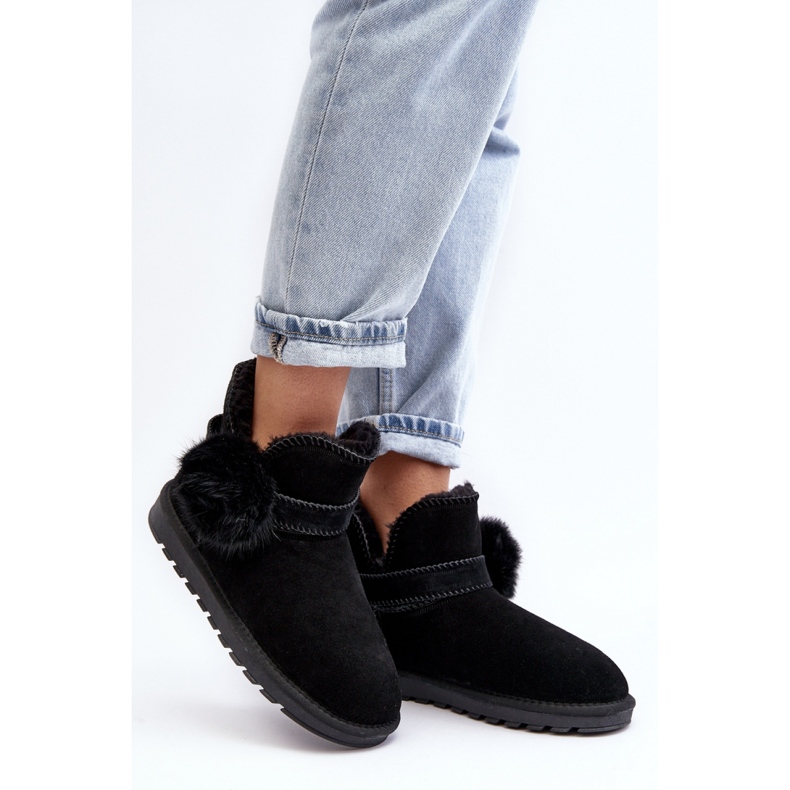 Śniegowce Model Eraclio W8006 Black - Step in style czarne 1