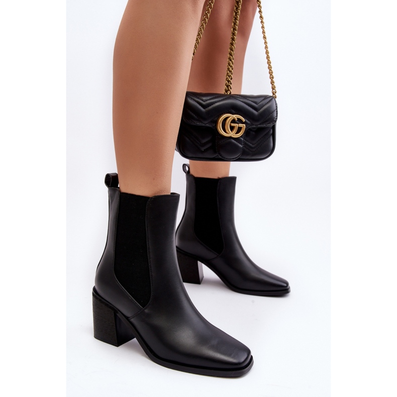 Botki Model Creazza 6069 Black - Step in style czarne 2