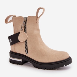 Botki Model Calvaro NC1279 Beige - Step in style beżowy 2