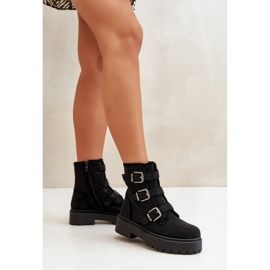 Botki Model HB-277 Black czarne 1