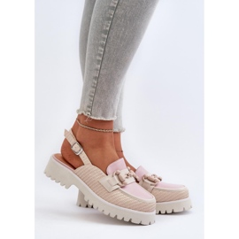 Sandały Model Da MR38-656 Beige - Step in style beżowy 1