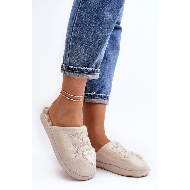 Kapcie Model MD6003 Beige beżowy 1