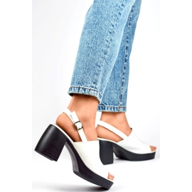 Sandały Model GD-FL1630W White białe 1