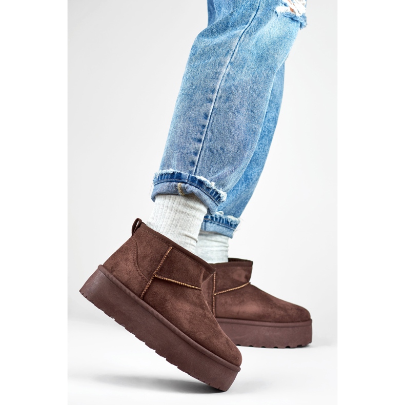 Śniegowce Model 2818BR Brown - PRIMO brązowe 2