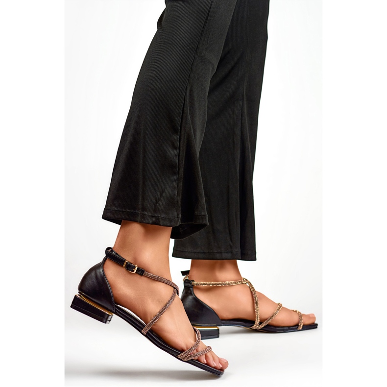 Sandały Damskie GD-DO-161B czarne 1