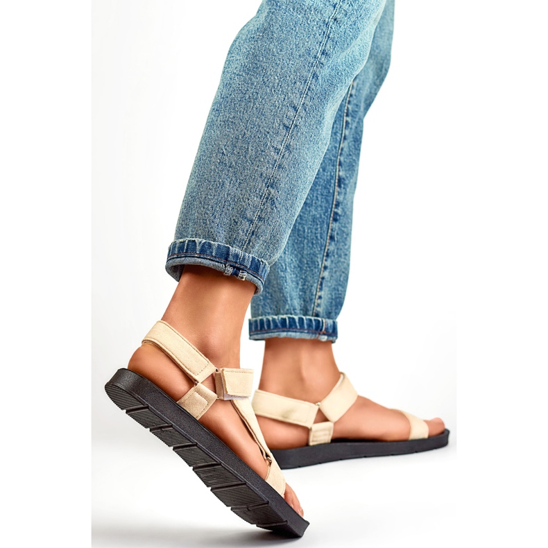 Sandały Model LEI530BE Beige - PRIMO beżowy 1