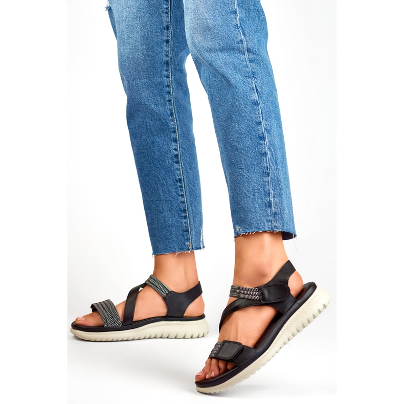 Sandały Damskie BM051-3019-1B czarne 1