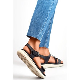 Sandały Damskie BM051-3019-1B czarne 2