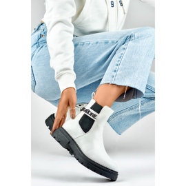 Sztyblety Model 250005W-PU White - PRIMO białe 1