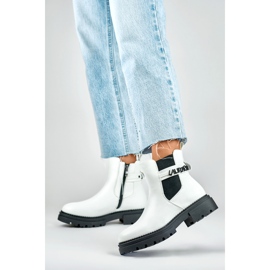 Sztyblety Model 250005W-PU White - PRIMO białe 2