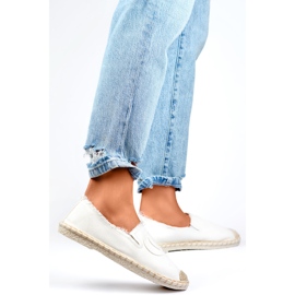 Espadryle Model 2202-8W White - PRIMO białe 1