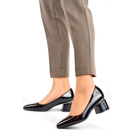 Czółenka Model GD-XR-387B Black - PRIMO czarne 1