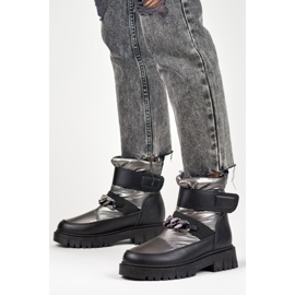 Śniegowce Model JH-5SI SIlver srebrny 1