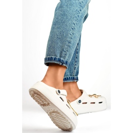 Sandał Klapki Model PT-1W White - PRIMO białe 2