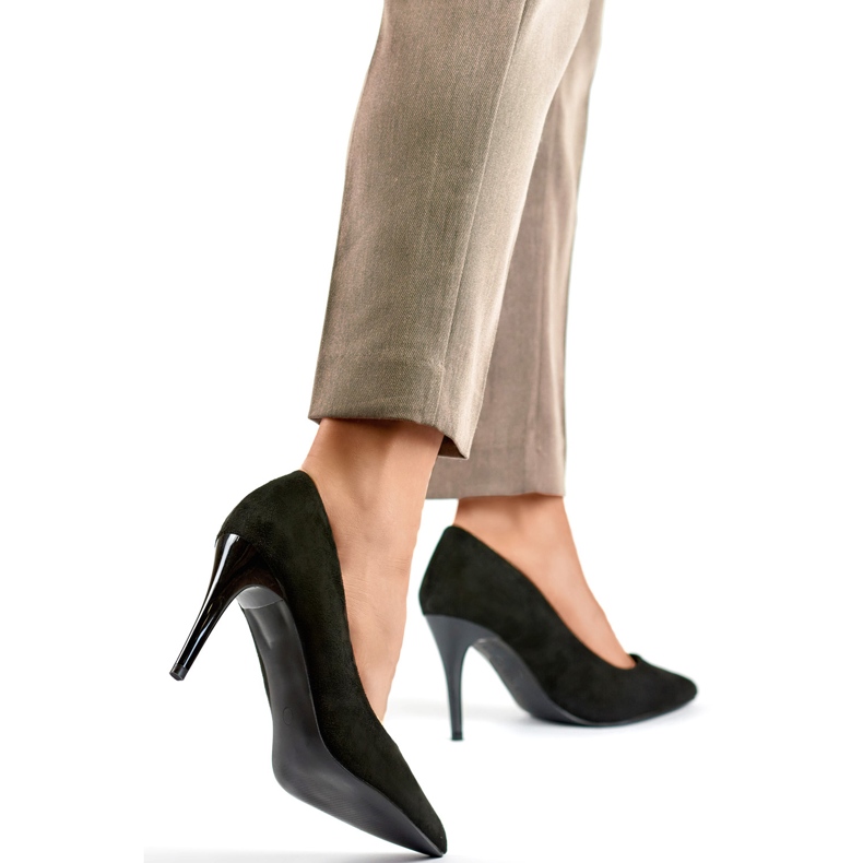 Szpilki Damskie Klasyczne B0-202B czarne 1