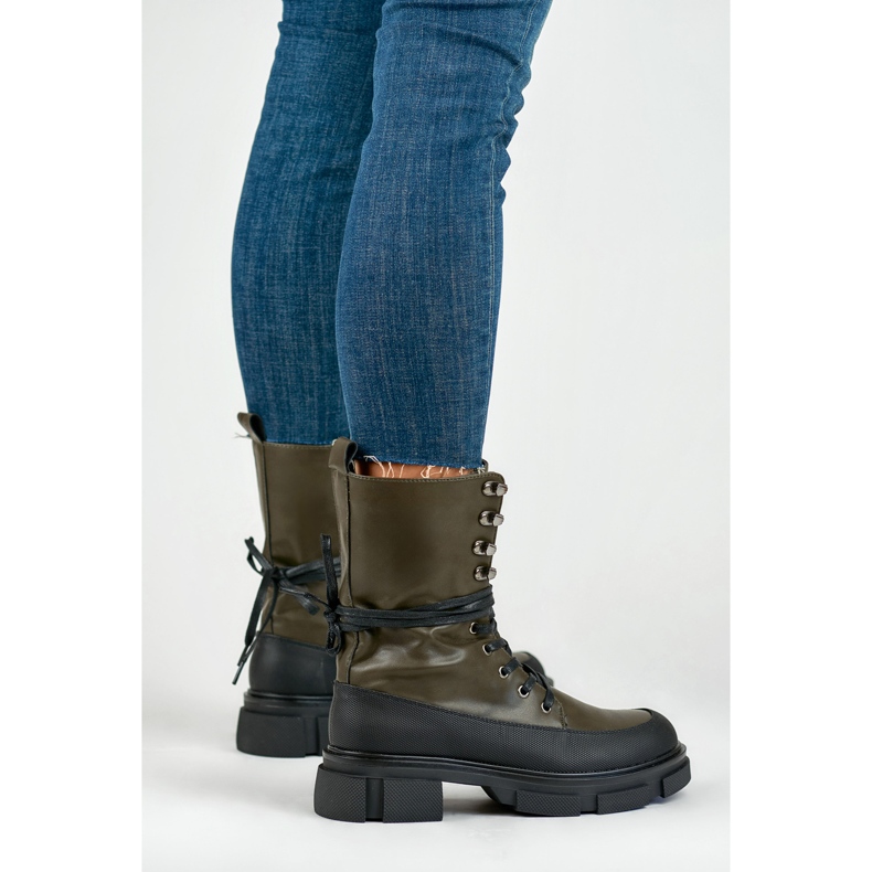 Workery Model Garlin JH21-31GR Black/Green - PRIMO zielone 2