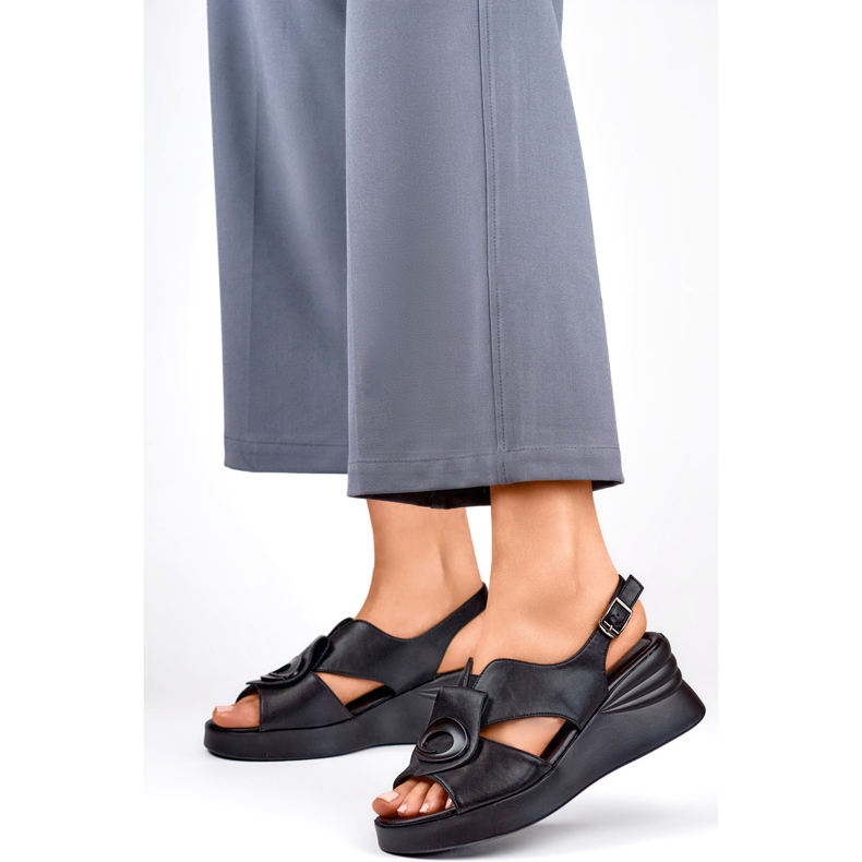 Sandały Model GD-LH2004B Black - PRIMO czarne 1