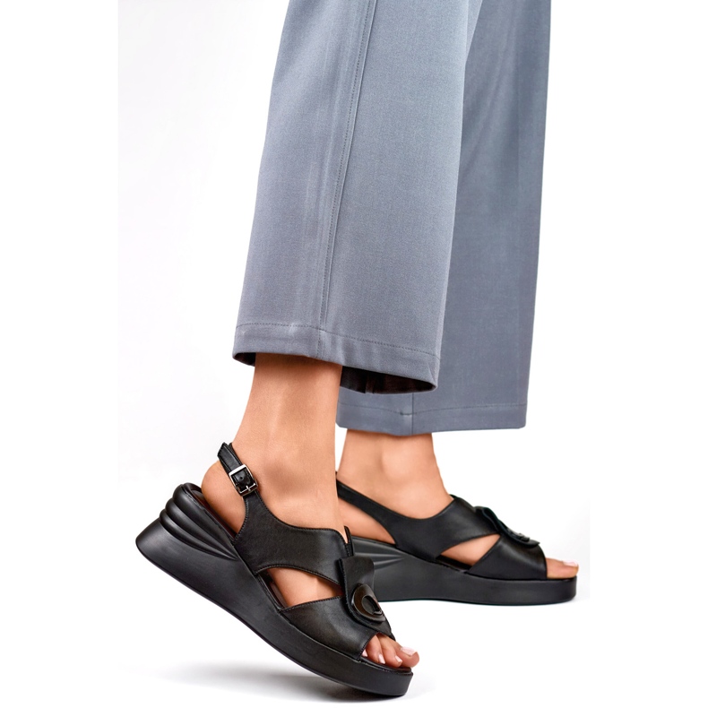 Sandały Model GD-LH2004B Black - PRIMO czarne 2