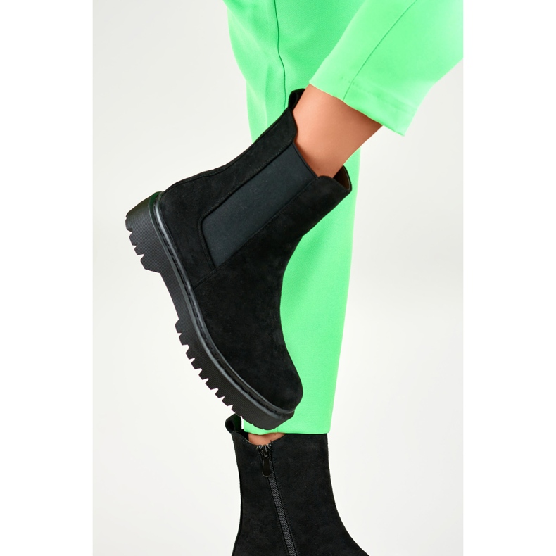 Botki Model HB-161B Black - PRIMO czarne 2