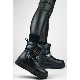 Śniegowce Model 81323-1B Black - PRIMO czarne 2