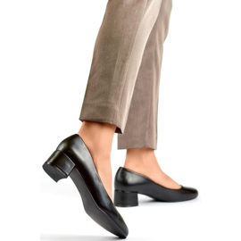 Czółenka Damskie GD-FL490A-B czarne 1