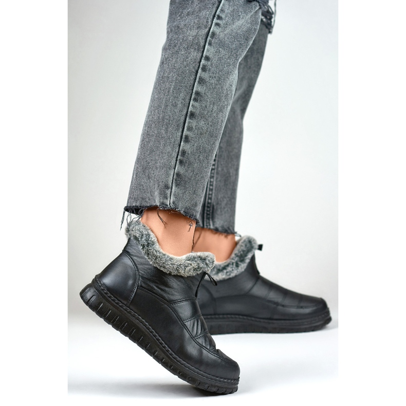 Śniegowce Model CH-06B Black czarne 1