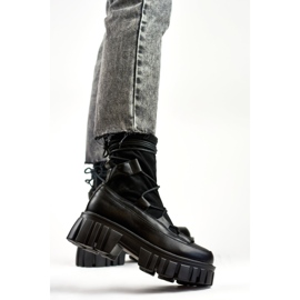 Botki Model Y2109B Black - PRIMO czarne 2