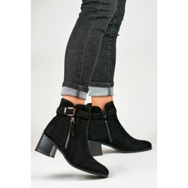 Botki Model 5733B Black - PRIMO czarne 2