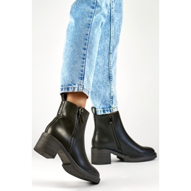 Botki Model MS2079B Black - PRIMO czarne 2