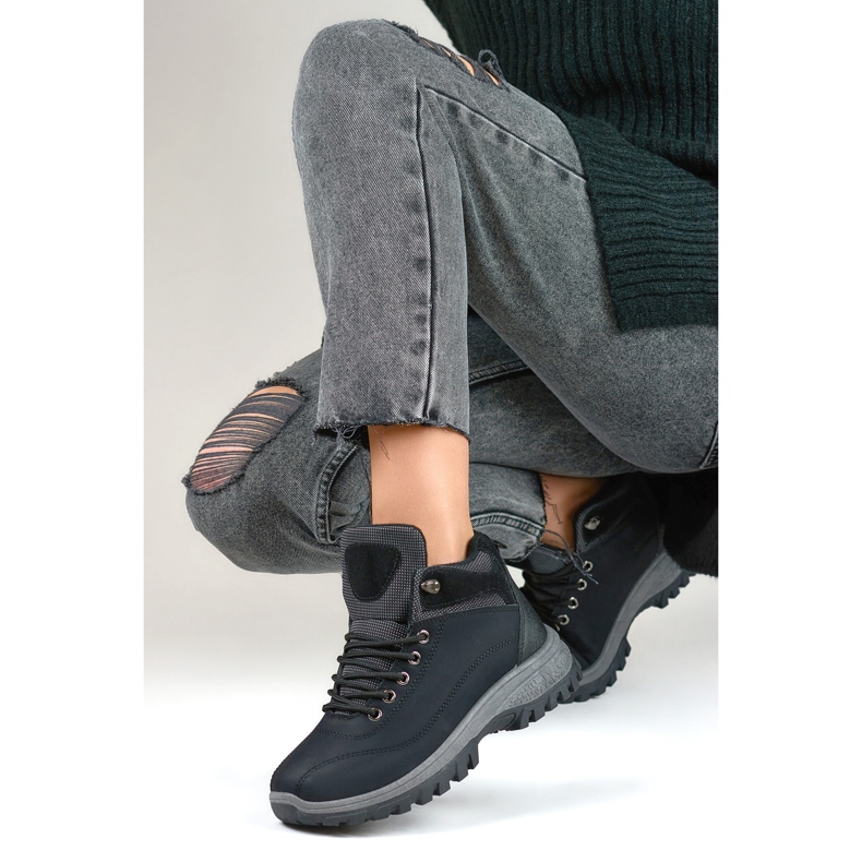 Buty Trekkingowe Model B771B Black - PRIMO czarne 2