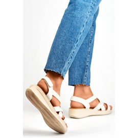 Sandały Damskie QQ-397W białe 1