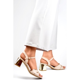 Sandały Model GD-FL1133BE beżowy 1