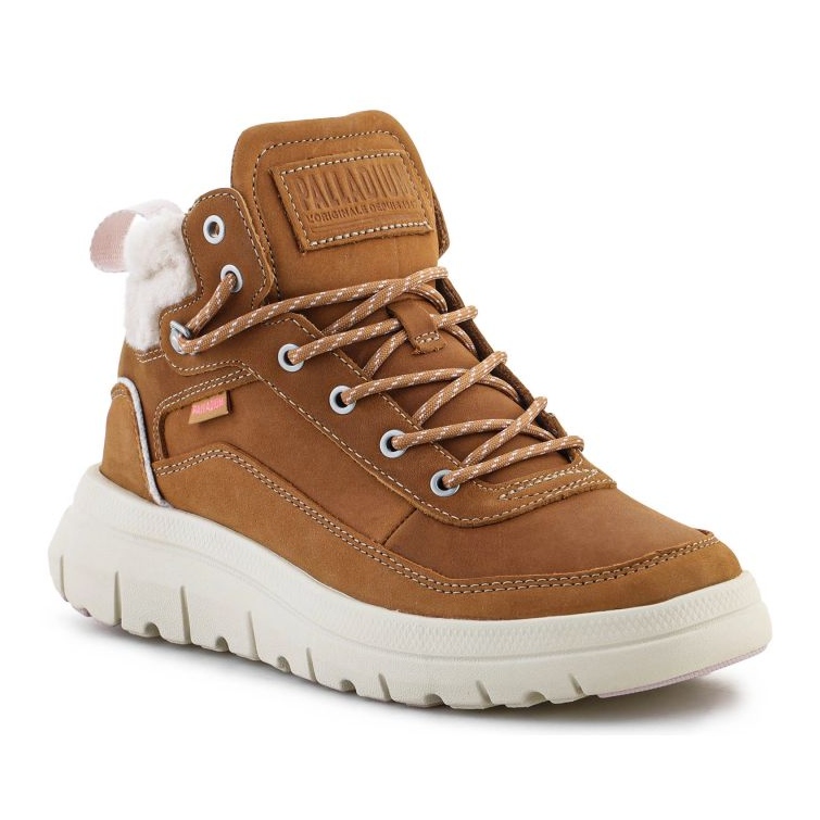 Buty Palladium Pallaflex Cuff Warm 94339-252-M brązowe 1