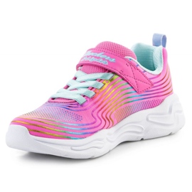 Buty Skechers S-Lights Wavy Beams  302338L-PKMT różowe 2