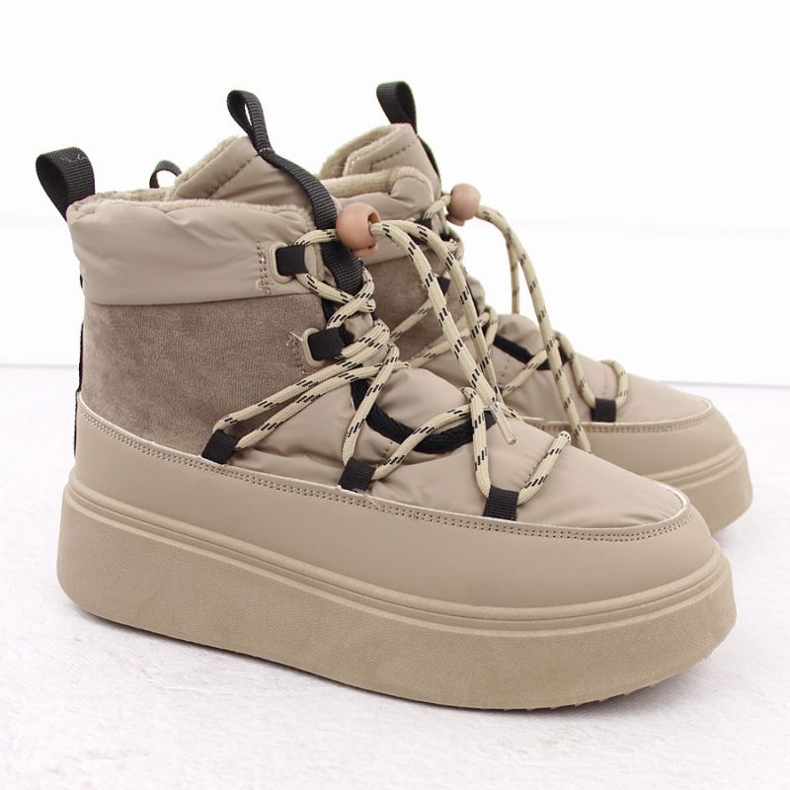 Śniegowce Potocki botki na pltformie W 72302 WOL280B 2