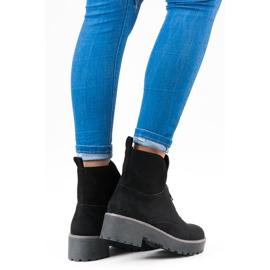 Vices Botki zapinane na suwak czarne 2