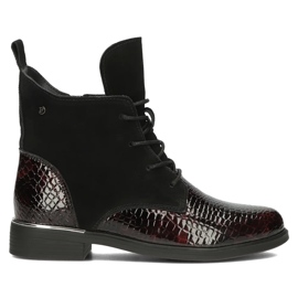 Skórzane botki Filippo DBT4749/24 Br Cr brązowe 1