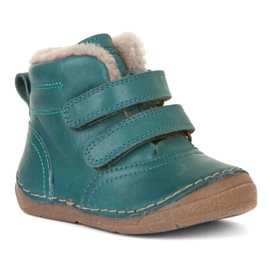 Buty ocieplane Froddo na rzepy zimowe (G2110113-6) zielone 1