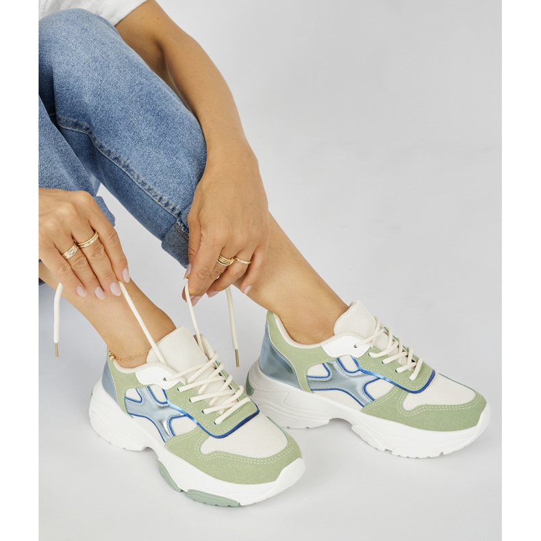 Seastar Sneakersy damskie zielone 1