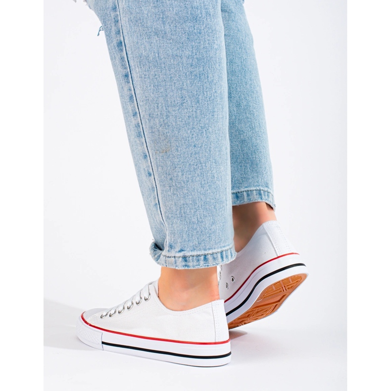 Klasyczne Trampki Damskie białe 1