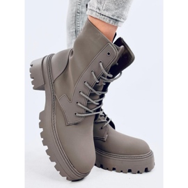 Botki sznurowane Tamar Green zielone 2