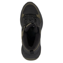 Trekkingi męskie buty zimowe za kostkę wysokie Filippo MTR6654/24 khaki zielone 2